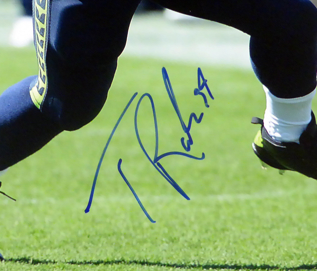 Thomas Rawls Autographed 16x20 Photo Seattle Seahawks MCS Holo Stock #113550