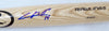 Cristian Pache Autographed Blonde Rawlings Baseball Bat Oakland A's Beckett BAS Stock #186810