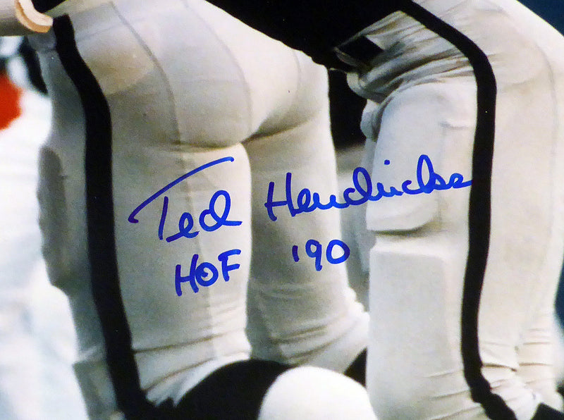Ted Hendricks Autographed 16x20 Photo Oakland Raiders "HOF 90" Beckett BAS Stock #179084