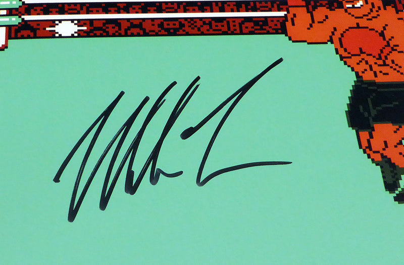 Mike Tyson Autographed 11x14 Photo Punch-Out Beckett BAS Stock #180904