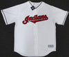 Cleveland Indians Shane Bieber Autographed White Majestic Cool Base Jersey Size L "Go Tribe" Beckett BAS Stock #187723