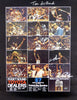 1978-79 NBA Champions Seattle Supersonics Autographed 17x22 Poster Photo With 9 Total Signatures Including Fred Brown & Lenny Wilkens MCS Holo #51053