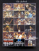 1978-79 NBA Champions Seattle Supersonics Autographed 17x22 Poster Photo With 9 Total Signatures Including Fred Brown & Lenny Wilkens MCS Holo #51047