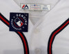 Atlanta Braves Ronald Acuna Jr. Autographed Majestic Cool Base White Jersey Size L "MLB Debut 4-25-18" Beckett BAS Stock #190025