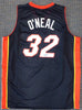 Miami Heat Shaquille Shaq O'Neal Autographed Black Jersey On 2 Beckett BAS Stock #191016