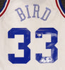 Boston Celtics Larry Bird Autographed White Mitchell & Ness 1988 All Star Game Rhinestone Swingman Jersey Size L (Smudged) Beckett BAS #WA54235