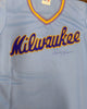 Milwaukee Brewers Harvey Kuenn Autographed Blue Jersey (Stain) PSA/DNA #V11068