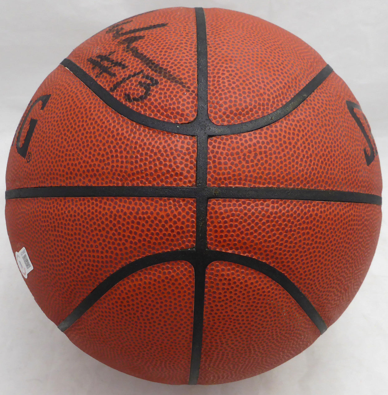Wilt Chamberlain Autographed Official Spalding Basketball Los Angeles Lakers Beckett BAS QR #AC74587