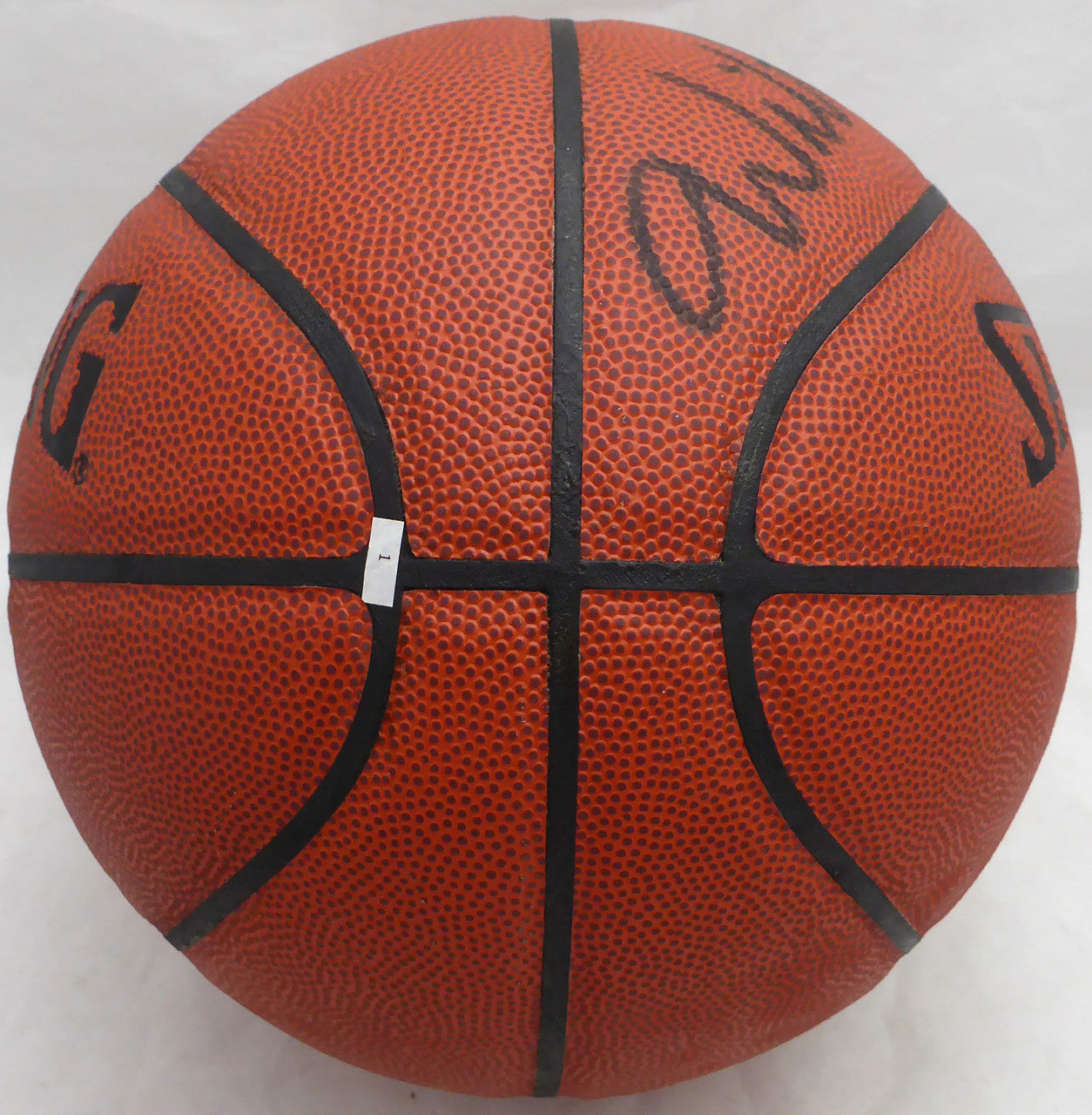 Wilt Chamberlain Autographed Official Spalding Basketball Los Angeles Lakers Beckett BAS QR #AC74587