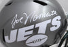 Joe Namath Autographed New York Jets Full Size Flash Speed Replica Helmet Beckett BAS QR #WI75062