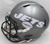 Joe Namath Autographed New York Jets Full Size Flash Speed Replica Helmet Beckett BAS QR #WI75062