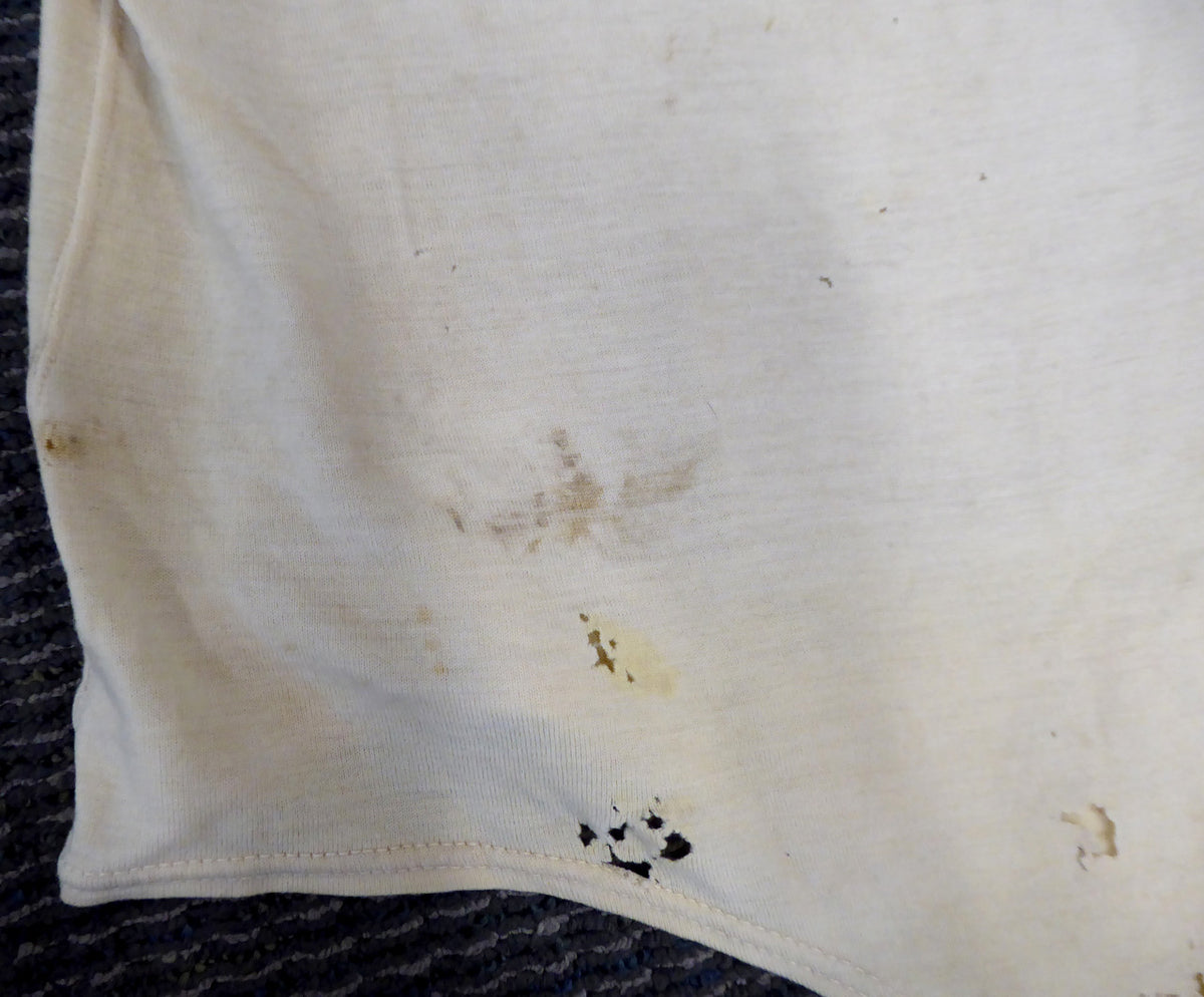 Washington Huskies Bill Early Circa 1949-1951 Game Used White Jersey Unsigned SKU #193839