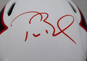 Tom Brady Autographed New England Patriots Lunar Eclipse Full Size Authentic Speed Helmet Fanatics Holo #AA0078100