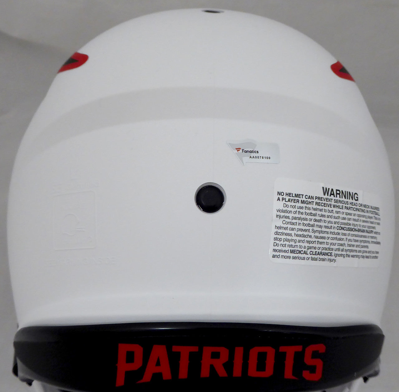 Tom Brady Autographed New England Patriots Lunar Eclipse Full Size Authentic Speed Helmet Fanatics Holo #AA0078100