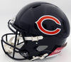 Justin Fields Autographed Chicago Bears Blue Full Size Authentic Speed Helmet Beckett BAS QR Stock #194774