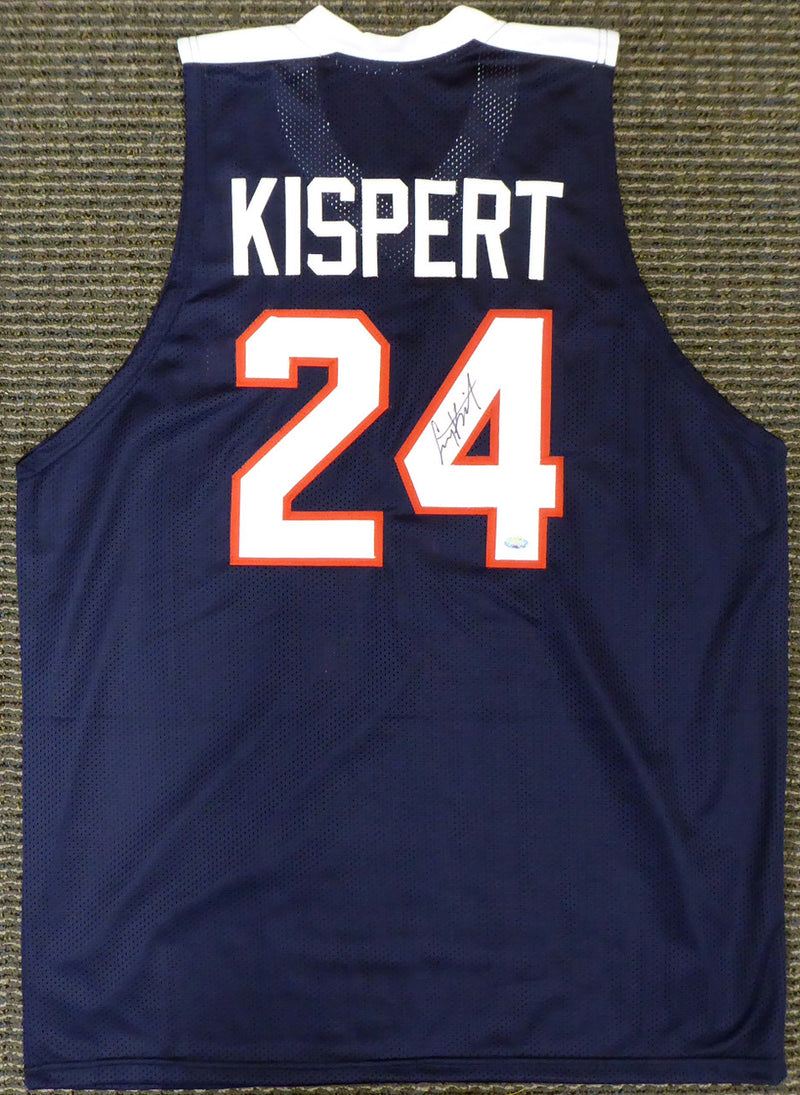 Gonzaga Bulldogs Corey Kispert Autographed Blue Jersey All American MCS Holo Stock #194890
