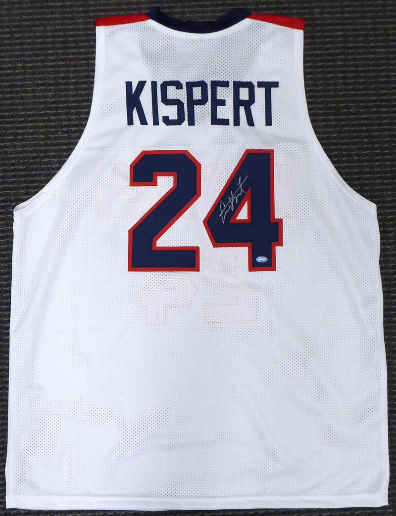 Gonzaga Bulldogs Corey Kispert Autographed White Jersey All American MCS Holo Stock #194893