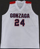 Gonzaga Bulldogs Corey Kispert Autographed White Jersey MCS Holo Stock #194894