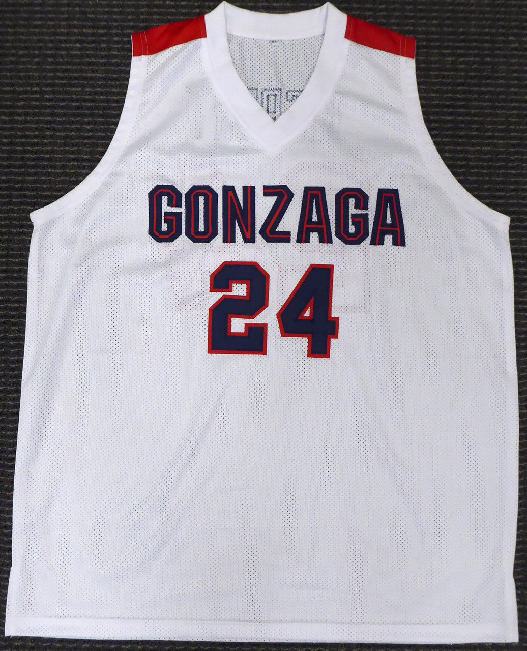 Gonzaga Bulldogs Corey Kispert Autographed White Jersey "Go Zags!" MCS Holo Stock #194892