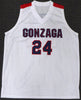 Gonzaga Bulldogs Corey Kispert Autographed White Jersey "Go Zags!" MCS Holo Stock #194892