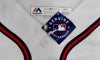 Atlanta Braves Ronald Acuna Jr. Autographed White Majestic Cool Base Jersey Size L Beckett BAS Stock #194888