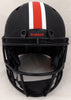 Justin Fields Autographed Ohio State Buckeyes Eclipse Black Authentic Speed Full Size Helmet Beckett BAS #WG94075