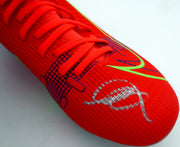 Mason Mount Autographed Orange Nike Mercurial Cleat Shoe Chelsea F.C. Size 9 Beckett BAS #K06451