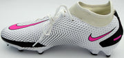Mason Mount Autographed White & Pink Nike Phantom Cleat Shoe Chelsea F.C. Size 9.5 Beckett BAS #K06404