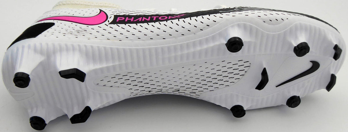 Mason Mount Autographed White & Pink Nike Phantom Cleat Shoe Chelsea F.C. Size 9.5 Beckett BAS #K06404
