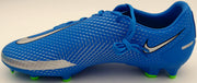 Mason Mount Autographed Blue Nike Phantom Cleat Shoe Chelsea F.C. Size 10.5 Beckett BAS #K06436