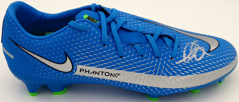 Mason Mount Autographed Blue Nike Phantom Cleat Shoe Chelsea F.C. Size 8 Beckett BAS #K06435