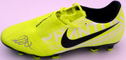 Mason Mount Autographed Yellow Nike Phantom VNM Nike Skin Cleat Shoe Chelsea F.C. Size 10 Beckett BAS #K06381