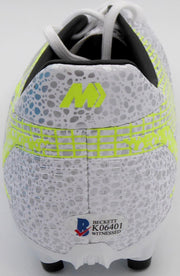Mason Mount Autographed Silver & Yellow Nike Mercurial Cleat Shoe Chelsea F.C. Size 10 Beckett BAS #K06401