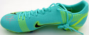 Mason Mount Autographed Teal Nike Mercurial Cleat Shoe Chelsea F.C. Size 9 Beckett BAS #K06308
