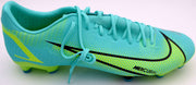 Mason Mount Autographed Teal Nike Mercurial Cleat Shoe Chelsea F.C. Size 12 Beckett BAS #K06301