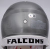 Kyle Pitts Autographed Atlanta Falcons Flash Silver Full Size Authentic Speed Helmet "Dirty Bird" (Smudge) Beckett BAS QR #WL25817