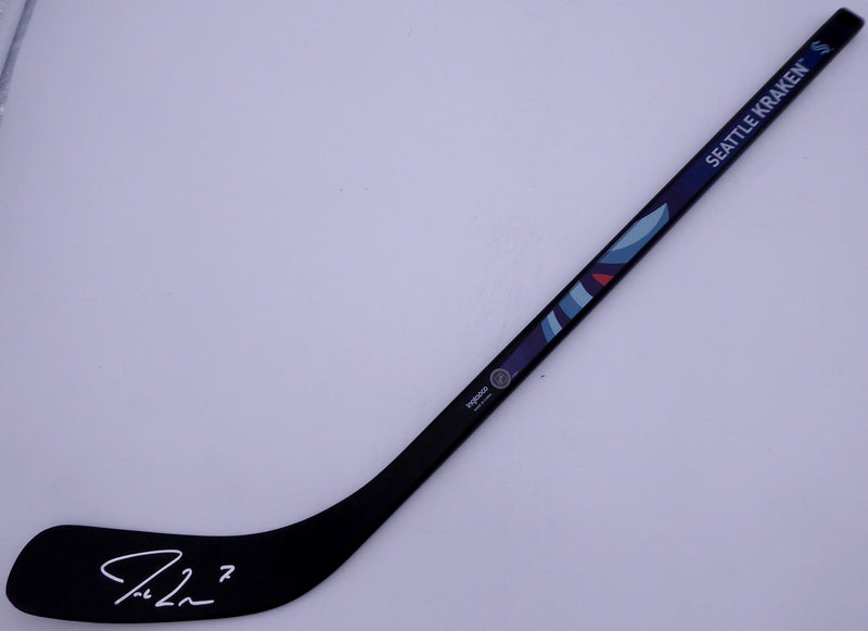 Jordan Eberle Autographed Inglasco 24" Mini Stick Seattle Kraken Fanatics Holo #B232665