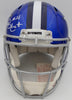 Ezekiel Elliott Autographed Dallas Cowboys Flash Blue Full Size Authentic Speed Helmet (Smudge) Beckett BAS #WT81470