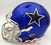 Ezekiel Elliott Autographed Dallas Cowboys Flash Blue Full Size Authentic Speed Helmet (Smudge) Beckett BAS #WT81470