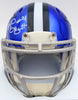 Ezekiel Elliott Autographed Dallas Cowboys Flash Blue Speed Mini Helmet Beckett BAS #WT81551