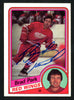 Brad Park Autographed 1984-85 Topps Card #47 Detroit Red Wings SKU #152060