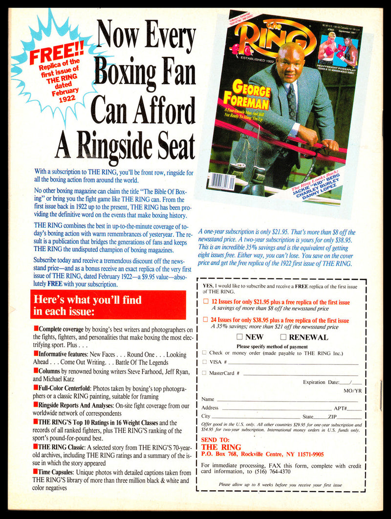 Larry Holmes Autographed Magazine Beckett BAS QR #BM37849