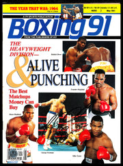 Riddick Bowe Autographed Magazine Beckett BAS QR #BM37847