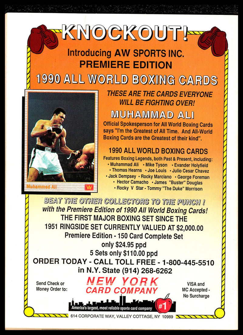 Riddick Bowe Autographed Magazine Beckett BAS QR #BM37847