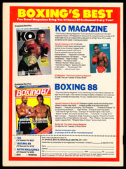 Michael Spinks "Jinx" Autographed Magazine Beckett BAS QR #BM37839