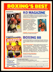 Michael Spinks "Jinx" Autographed Magazine Beckett BAS QR #BM37838