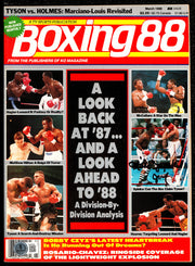 Michael Spinks "Jinx" Autographed Magazine Beckett BAS QR #BM37836