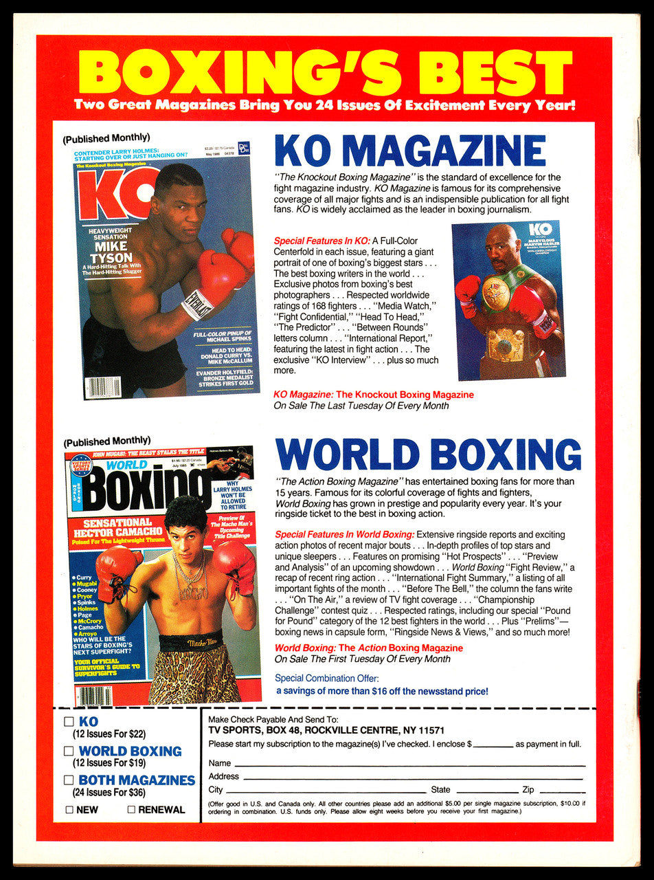 Sugar Ray Leonard Autographed Magazine Beckett BAS QR #BM37835