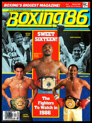 Michael Spinks "Jinx" Autographed Magazine Beckett BAS QR #BM37860