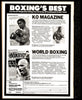 Thomas Hit Man Hearns Autographed Magazine Beckett BAS QR #BM37858